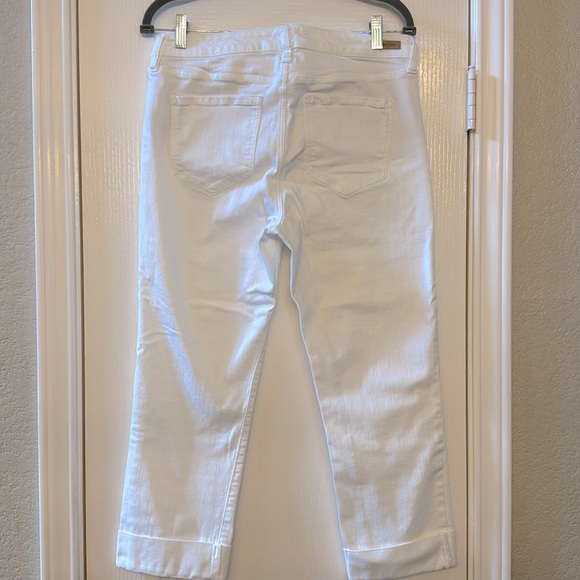 Liver Pool “The Crop” white Jeans - Picture 2 of 5